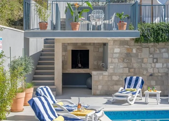 Luxury Blue Sky, Private Pool, Breakfast Вилла